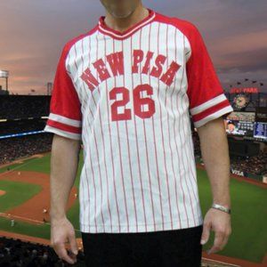 80s San Francisco "New Pisa" Sports Jersey 42" Sportscore Bro California